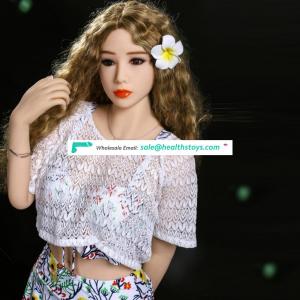 155cm 1.55m Nice Curve Golden Hair Small Flat Breast Boobs Beautiful Girl Lady Woman Real Solid Japan 3d Make Love Sex Doll