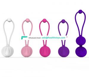2018 New Design High Quality Silicone Personal Sex Toys For Women Girls Health Care Massage Body Ben Wa Balls Kegel Exercise Kit