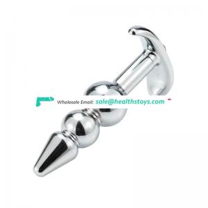 2019 Jewelry Middle Size Metal Crystal Anal Butt Plugs for Men Couples