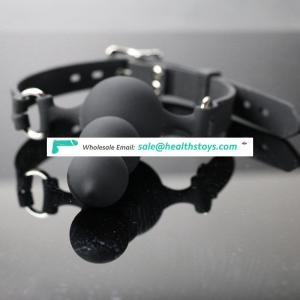 3-ball 3 Sizes Connected Full Silicone Long Ball Gag Type Of Mouth Gags Funny Stimulating Kit