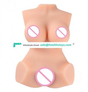 38cm mini silicone female big breast sex love doll torso mannequin for man masturbation YL-38