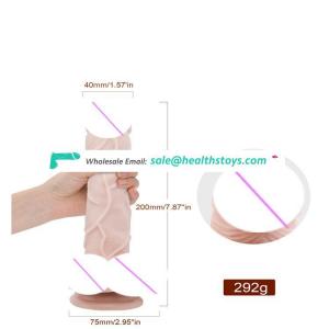 Adult product wire control big realistic penis with suction cup dildo sex toy for woman