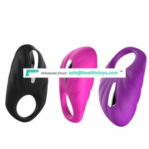 Adult sex toys vibrating ring male time delay lock fine ring