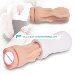 Body-safe Medical Silicone Strong Pocket Pussy Oral Man Masturbation Cup