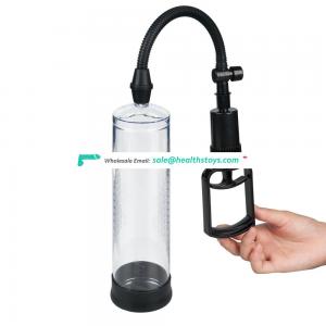 Canvor Manual Penis Vacuum Pump Air Pressure Device Enhancer with Cock Ring for Penis Pump Enlargement