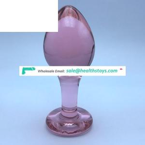 Classic glass anal plug butt plug for lovers anal and vaginal masturbation