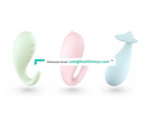 High Grade ABS For Girl Women Massage Cute Small Animals APP Controlled USB Charge Vibrating Massage Egg With Elegant Retail Box