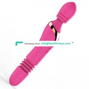 Hot Mutil-Speed Silicone Women Wand Massager with USB Rechargeable