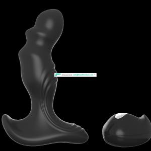 Hot sale massage stick male remote control chargeable portable prostate massager vibration anal plug masturbation device