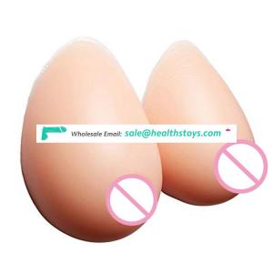 Huge 5.7*4.1*1.9inch Silicone Artificial Breast Form,natural Real Feel  Breast For Man