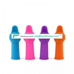 New Hot Selling Most Popular G Spot Silicone Free Sample Finger Sleeve Female Masturbation Toys