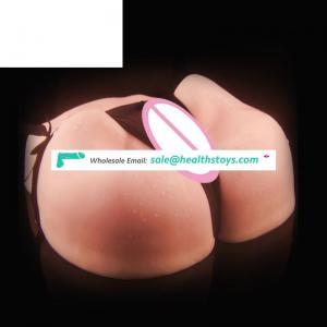 No Smell TPE  Realistic Butt Masturbator 3D Plastic Asia Sex Girl Pussy Soft Rubber Ass