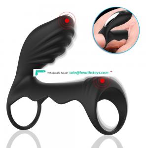 OEM  sex toy cock ring for big cock man penis, sex toy big size boys gay cock ring with vibrating clitoris stimulator