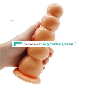 OEM Dropship Dildo 7 inch Anal Beads Sex Toys Butt Plug Gay Female Male Prostate Massager