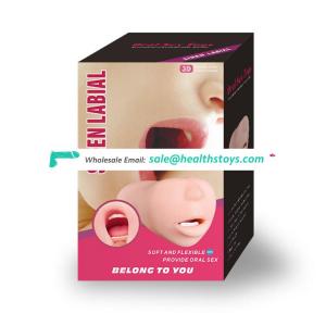 Penis trainer realistic oral simulation masturbator cup for man