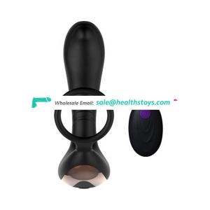 Popular Novelty Waterproof Butterfly Wireless Silicone Prostate Massager Male Vibrating Masturbator