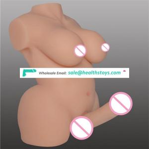 Real human feeling half body shemale torso sex doll for guy/femal women masturbating sex toy with big dildoYL-T8