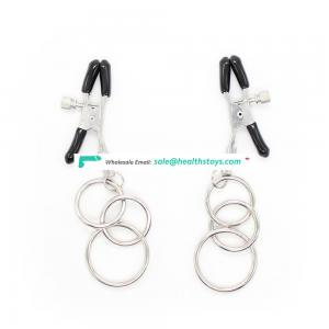 Simple Design SM Tiny Toy Three O-rings Decorative Vagina Clit Clip Breast Clamps Nipple Clamps