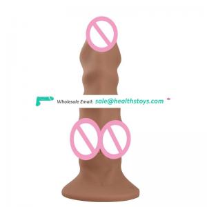 realistic big Dildo Waterproof realistic penis with textured shaft and Suction cup Sex product for women