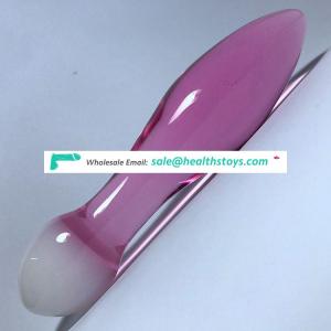 smooth Pyrexanal plug glass for lesbian Prostate G SPOT Massager sex toy for women  or men