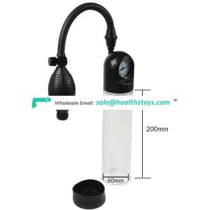 2018 Best Selling manual manometer vacuume rection penis enlargement penis pump device