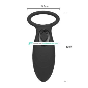Adult Sex Toys Male Vibrator Delay Ejaculation silicone Vibrating Penis Cock Ring for Men