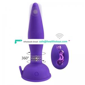 Best Couple Sex Gift Quality Soft Silicone Electric Anal Butt Plug With Remote Control