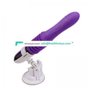 Best Selling Sex Toy Women Telescopic Anal Vaingal Plug-in Vibrator With Factory Price