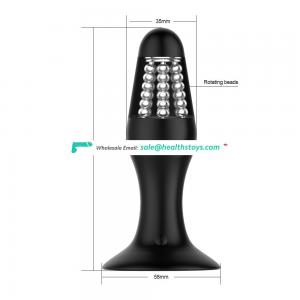 Best Selling Sex Toys Anal Male Anal Sex anal butt plug sex toy with Rotating Beads