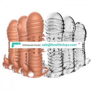 Big Size Sex Toy Penis Extension Sleeve for Men