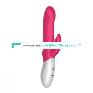 China Hot Women Sex Toy Plug-in Pussy Medical Silicone Vibrator