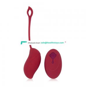 Direct factory good price G spot vibrator Mango shaped silicone wireless love eggs vibrator for women and couple