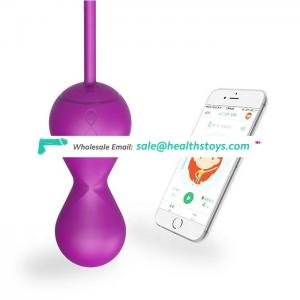 Female Masturbation Magic Yoga Master Remote Control Mobile APP Smart Vaginal Dumbbell Exercise Ball