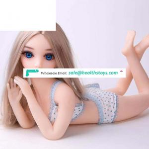 Free shipping hot products 65cm mini real sex doll flat chest young girl real sex doll for men
