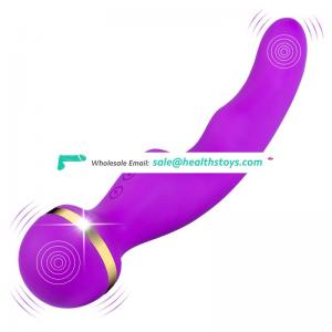 Full silicone sex toys massager vibrator with dual motors, Hot heating vibrator