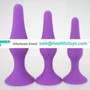 Manufacturers wholesale silicone 4pcs sm sex toy enlarge anal plug