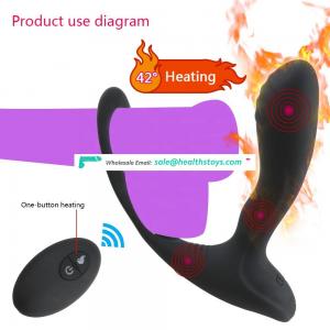 New Sex Toy Low Price Heating 100% Silicone Prostate Toys Men Vibrator For Male