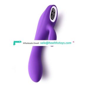New full silicone G spot vagina massager waterproof girl rabbit vibrator