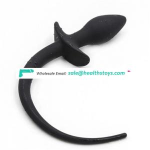 Phthalate Free Silicone Anal Toy Dog Tail Butt Plug