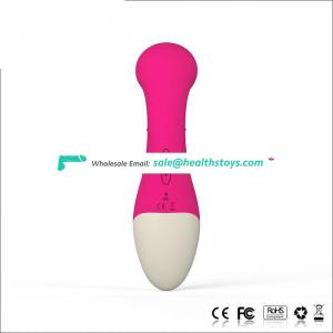 Rechargeable 100% waterproof silicone vibrator for adult women sex toy