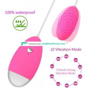 Remote control pink insert vagina vibrator egg sex toy for woman