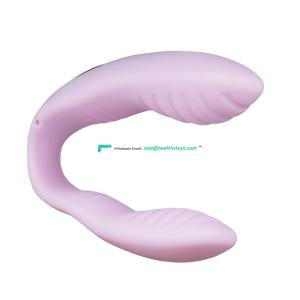 Sexual Happiness Women Sex Toys Inserted 100% Waterproof U Shape Silicone Vibrator