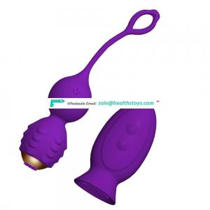Silicone waterproof rechargeable kegel exercise weights for women