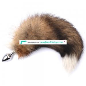 Stainless Steel Metal Fox Tail Anal Plug With Tail - Buy Anal Plug With Tail
