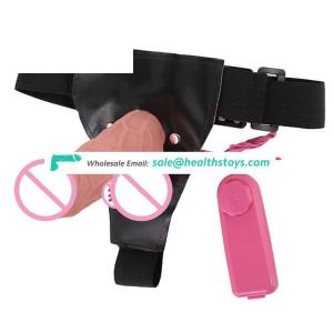 Vibrating Dildo sex toys artificial silicone penis with belt sex toy for women gay