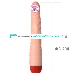 Vibrating double dildo vibrator for women sex toys