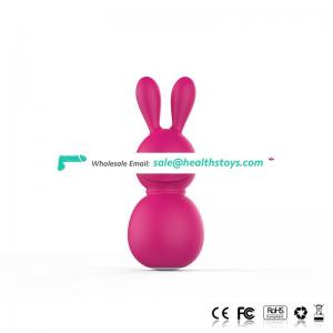 Vibrator rabbit adult sex toy mini clitoris stimulator dual massage wand for women