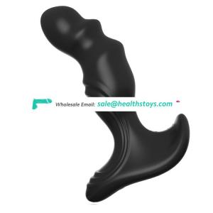 Wholesale  seven vibrations adult young boy sex toys remote control prostate massage tool butt plug