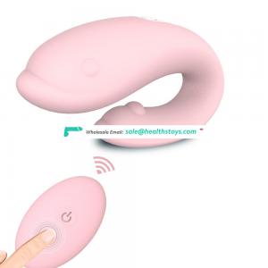 Wireless remote control g spot clitoris anal vibrator sex toy for couple