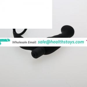 wholesale silicone 1 mode vibrating Prostate Massager ,vibrating anal plug for Male